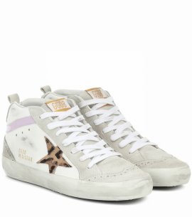 Ssense Exclusive White & Grey Mid Star Sneakers