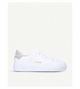 Women's White/oth Women's Pure Low-top Leather And Suede Trainers