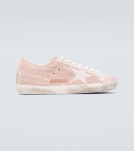 Superstar Corduroy Sneakers In Light Pink