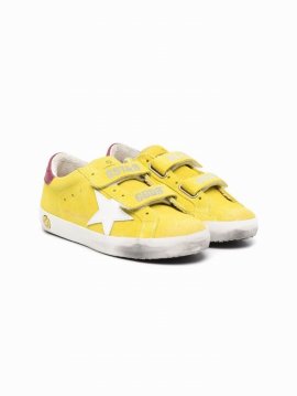 Kids' Old-school Suede Trainers In Yellow