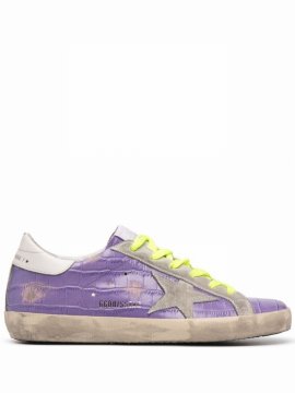 Superstar Croc Low-top Sneakers In Purple
