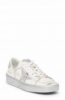 White/silver Stardan Low-top Sneakers