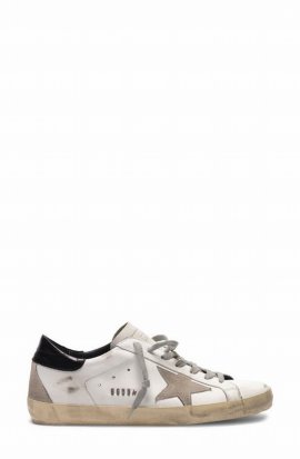 Ss21 Gmf00102 F000318 Super-star Sneakers Black Heel/white In White/ Ice/ Black