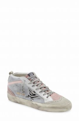 Midstar Sneaker In Silver/ Pink/ Ice/ Zebra