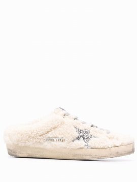 Super-star Sabot Shearling Sneakers In Multi-colored