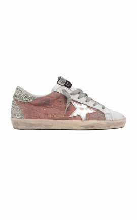 Women's Superstar Cocco Glittered Leather Sneakers In Pink