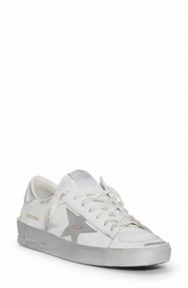 Stardan Leather Low-top Sneakers In White