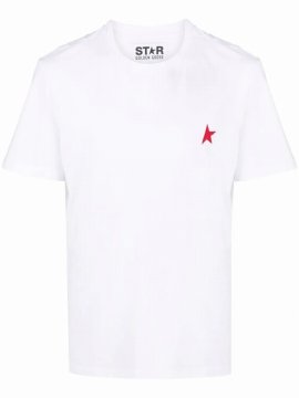 Logo Print Cotton T-shirt In White