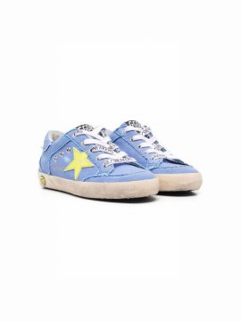 Kids' Star Patch Logo Trainers In Blue