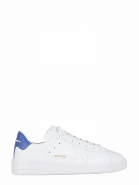 Purestar Sneakers In Leather With Contrasting Heel Tab In White