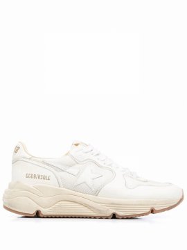Running Sole Low-top Sneakers In White