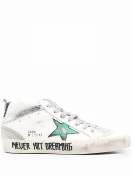 Mid Star Sneakers In White