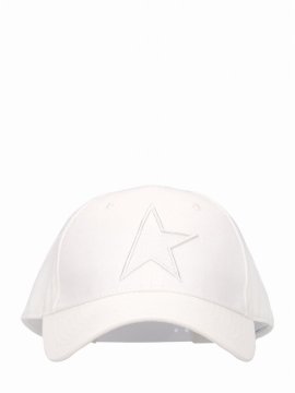 Star Cotton Baseball Hat In Beige