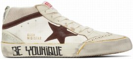 Off-white Mid Star Sneakers In 11217 White/beige/ru