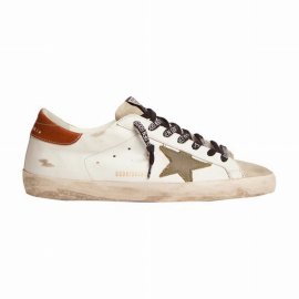 Super-star Classic With List Sneakers In White Ice Olive Green Cuoio