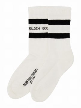 Men's White Other Materials Socks