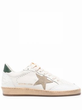 Ballstar Lace-up Sneakers In White