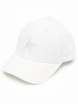 Kids' Embroidered-star Baseball Cap In White