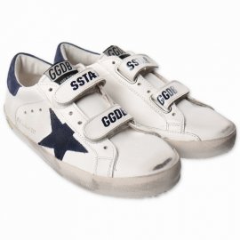 Kids' Shoes In White/blue Depths