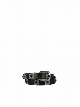 Shell Belt With Studs In Black