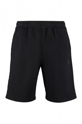 Bermuda Shorts In Cotton In Black
