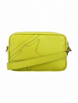 Deluxe Brand Star Zipped Shoulder Bag In Green