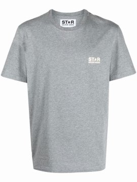Logo-print Cotton T-shirt In Grau
