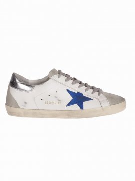 Super-star Leather Upper Suede Star And Spur Lamin In 10901