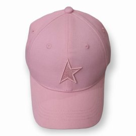 Kids Star Embroidered Baseball Cap In Pink