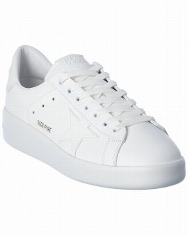 Pure Star Leather Upper Star And Heel In White