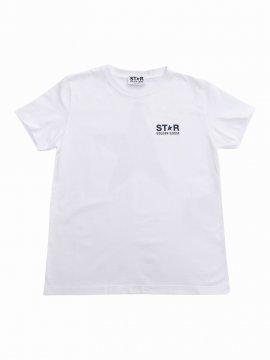 Kids' Star T-shirt In Bianco