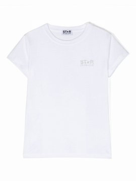 Logo-print T-shirt In Weiss