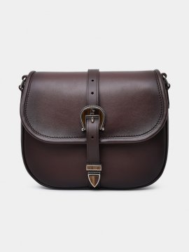 Brown Leather Rodeo Crossbody Bag