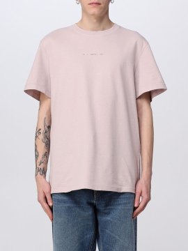 T-shirt Men In Pink