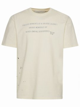 Ivory Cotton T-shirt In White