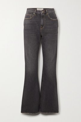 Journey High-rise Bootcut Jeans In Black