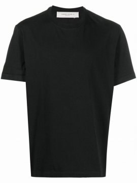 Cotton T-shirt With Logo In Black
