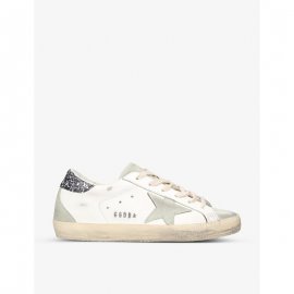 Women's White/comb Women's Super-star Leather Low-top Trainers