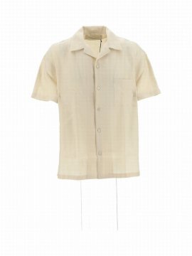 Deluxe Brand Buttoned Shirt In Parchment