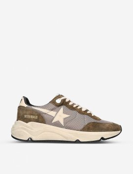 Runner Star 326 Suede And Leather Low-top Trainers In Grey/light