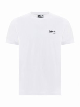 T-shirt In White/black