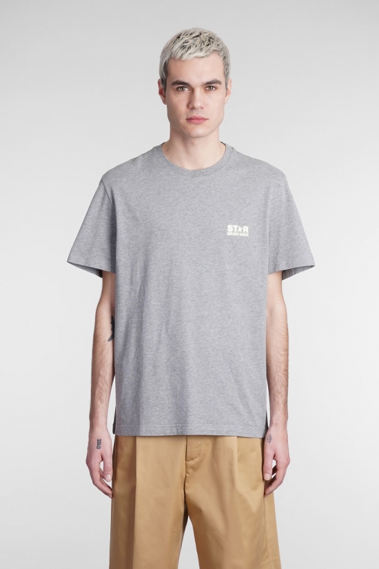 T-shirt In Grey Cotton