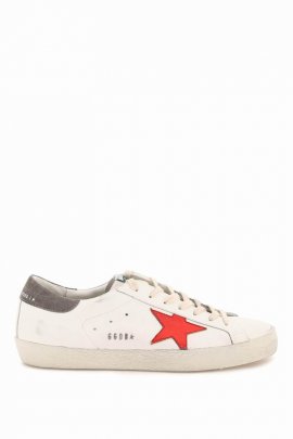 Superstar Sneakers In White,red,grey