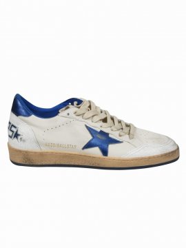 Ball Star Sneakers In White/bluette