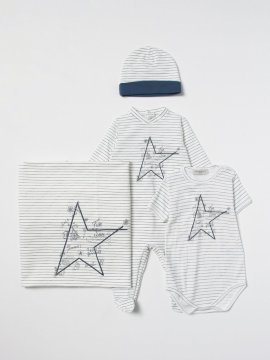 Baby's 4-pack Stripes Doodles & Star Print Gift Set In Blue