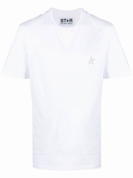 T-shirt Logo In Bianco