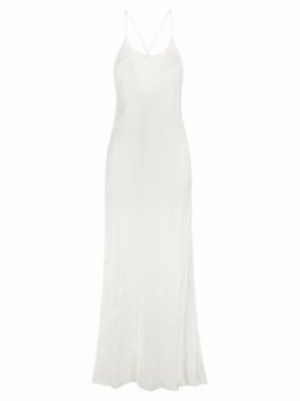 Slip Dress In Bianco
