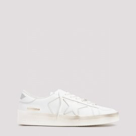 Leather Stardan Sneakers Shoes In Optic White