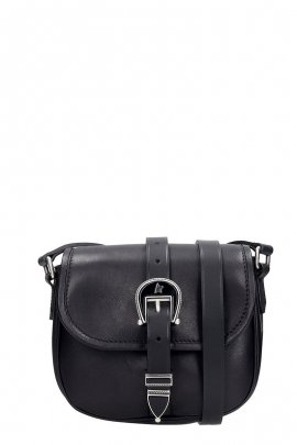 Rodeo Shoulder Bag In Black Leather In 90100