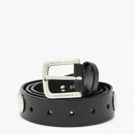 Deluxe Brand Black Leather Belt